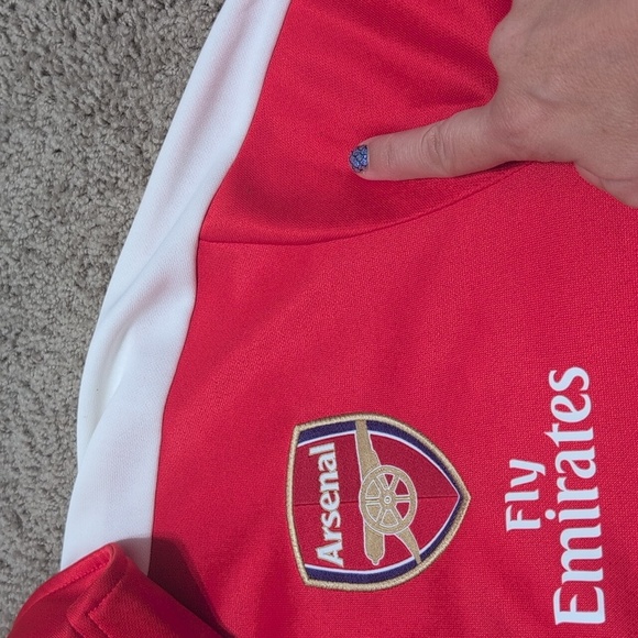 Arsenal FC Zip Up Lightweight Jacket Mens Size Medium Puma Classic Red Arsenal - Picture 16 of 17
